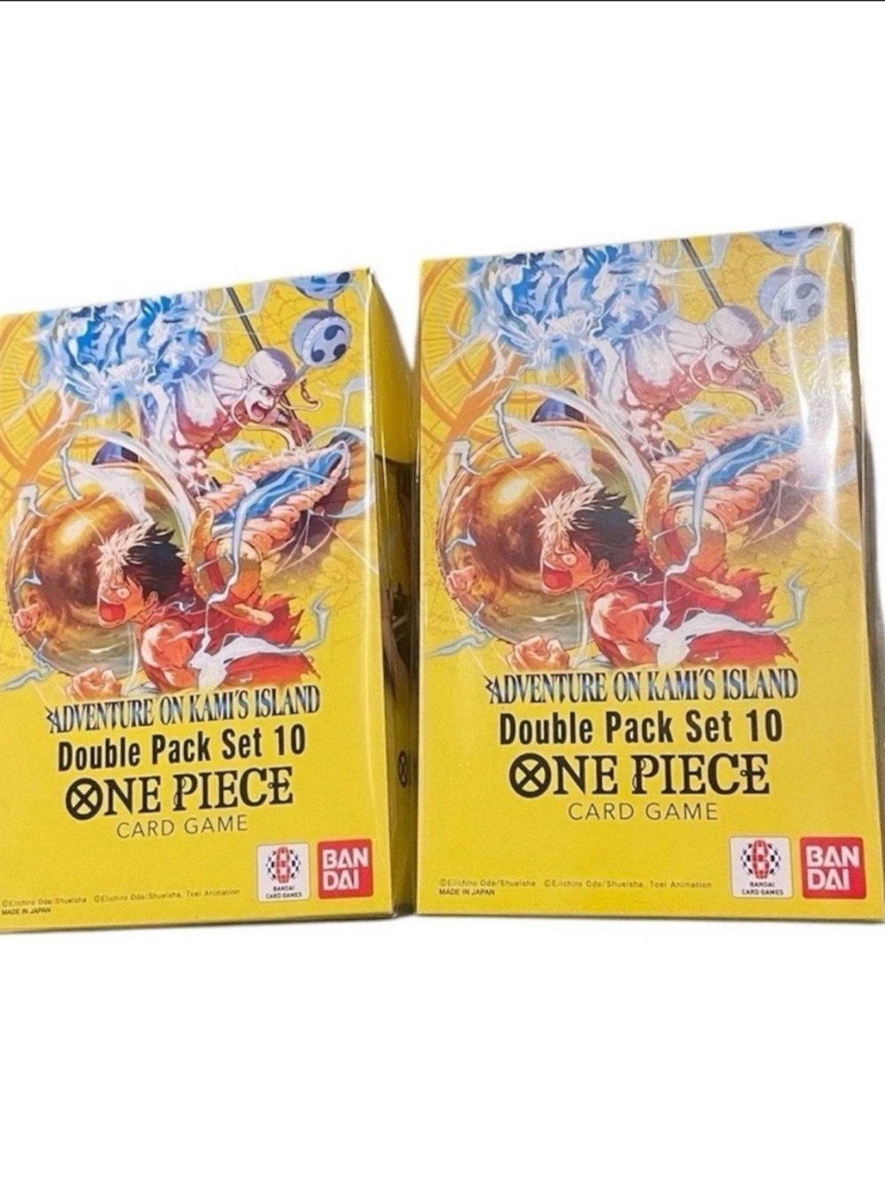 Bandai OP-15 TCG Adventure on Kami’s Island Booster Box Bundle Lot of 2